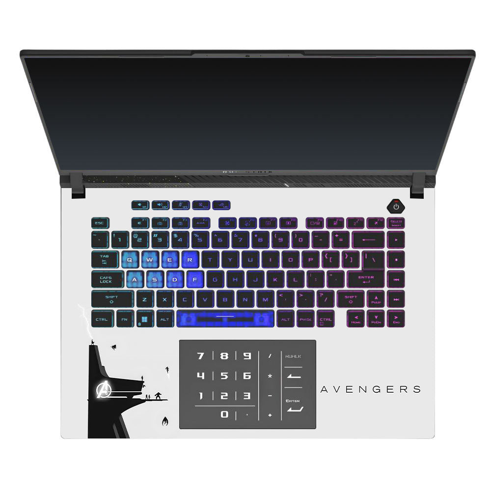 Avengers In Action Asus ROG Strix G16 G614J Laptop Skin