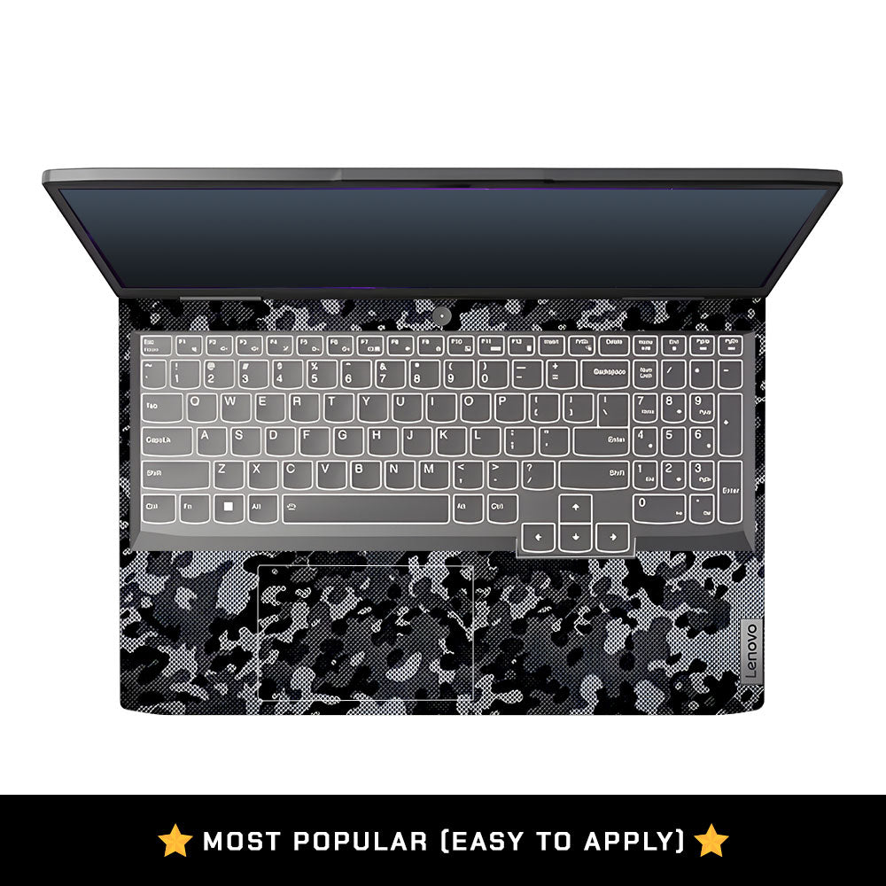Stealth Grey Camo Lenovo LOQ 2023 15IRH8, 15APH8 Laptop Skin
