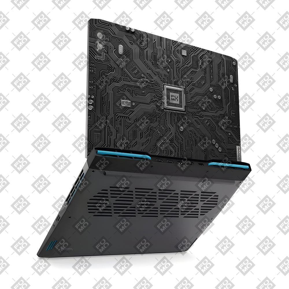 FOMO Circuit Dark Mode Lenovo LOQ 2023 15IRH8, 15APH8 Laptop Skin