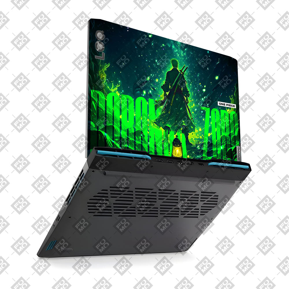 Green Anime Swordsman Lenovo LOQ 2023 15IRH8, 15APH8 Laptop Skin