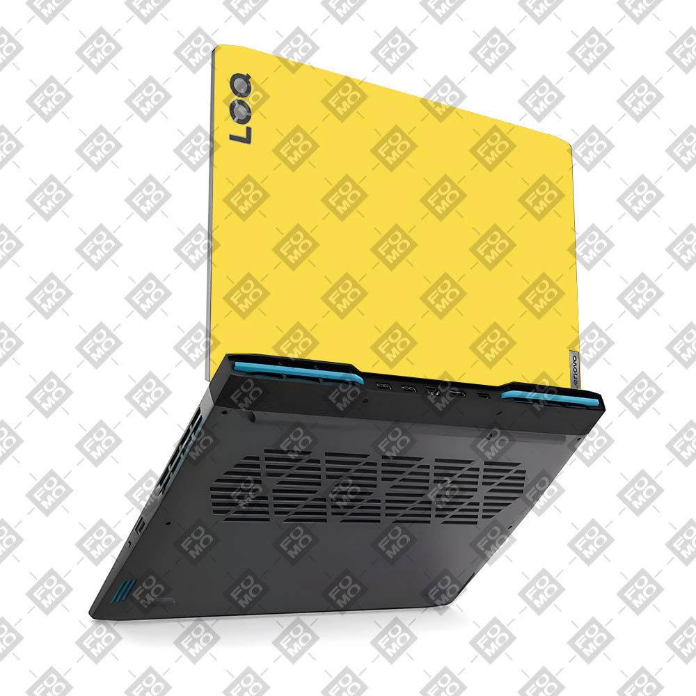 Textured Yellow Lenovo LOQ 2023 15IRH8, 15APH8 Laptop Skin