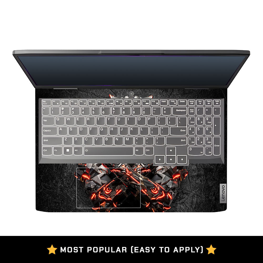 Black Panther Glowing Fury Lenovo LOQ 2023 15IRH8, 15APH8 Laptop Skin