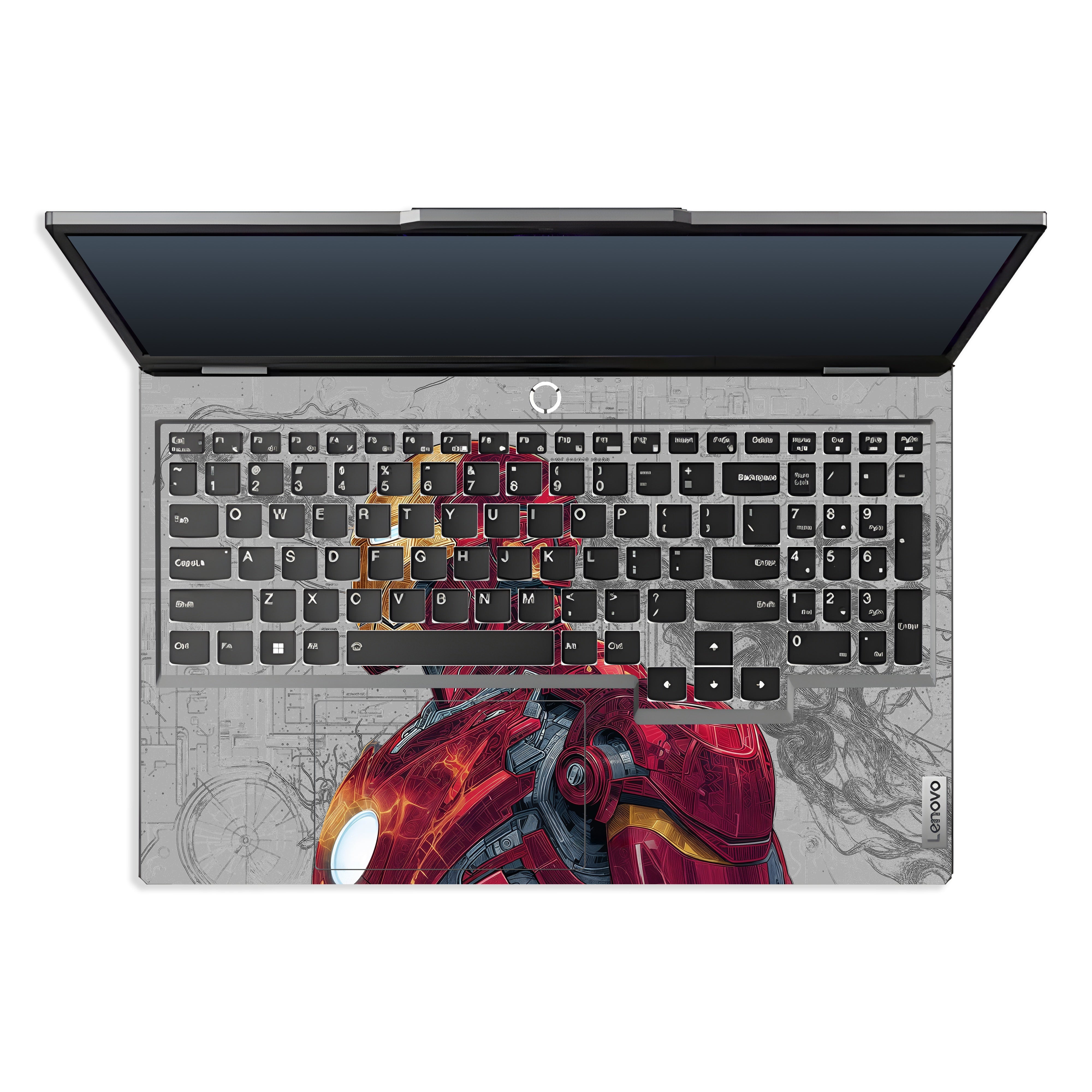 Transparent Futuristic Iron Man Lenovo LOQ 2024, 2025 Laptop Skin