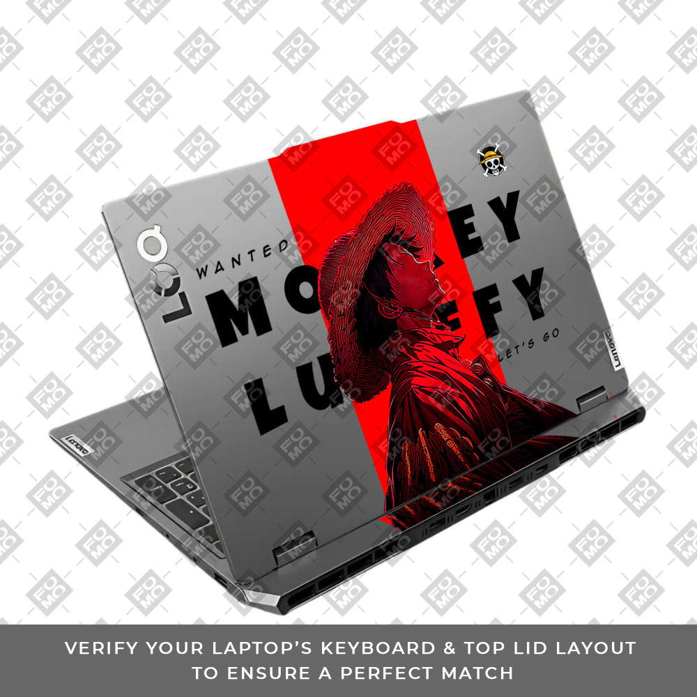 Transparent Pirate King Lenovo LOQ 2024, 2025 Laptop Skin
