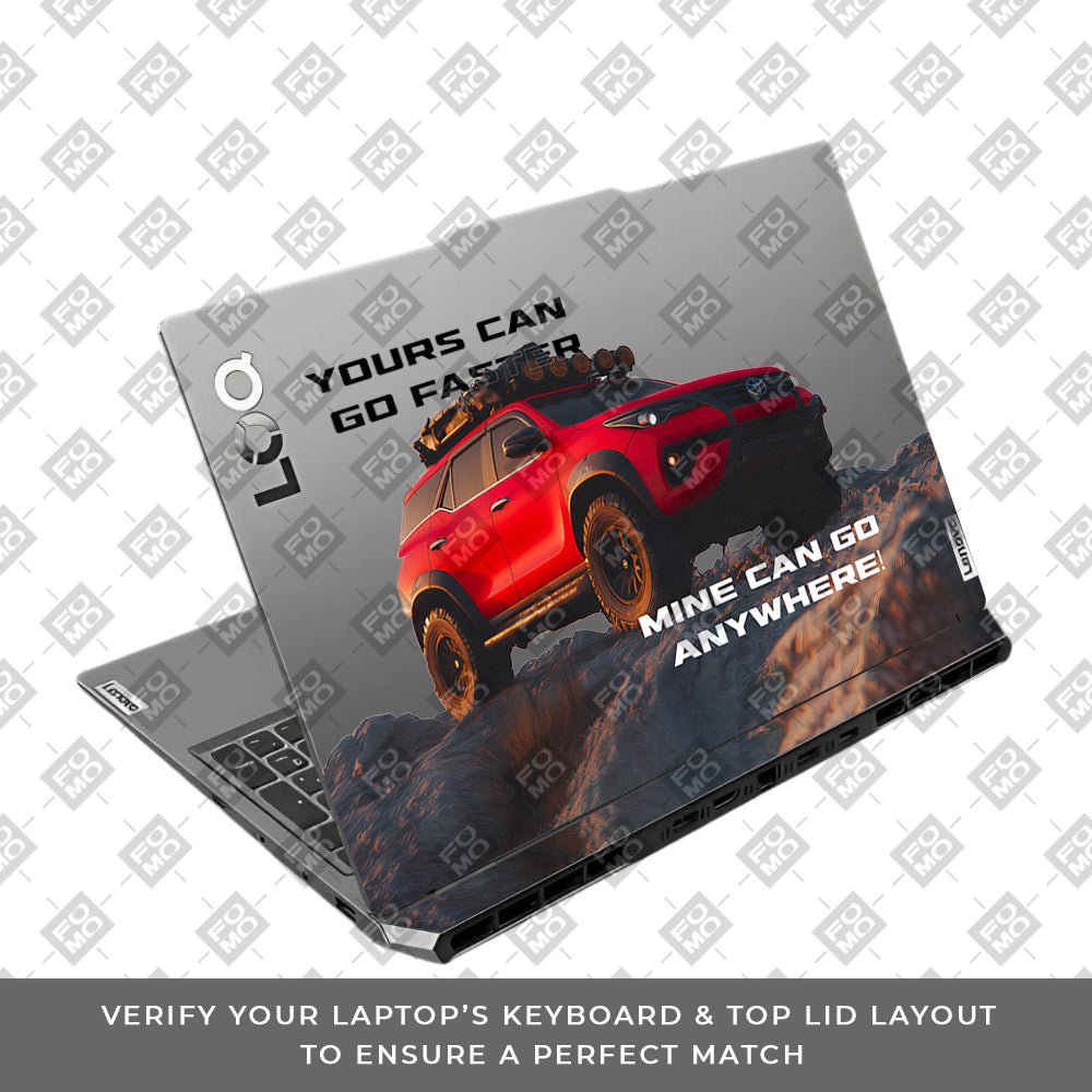 Transparent Off-Road Beast Lenovo LOQ 2024, 2025 Laptop Skin