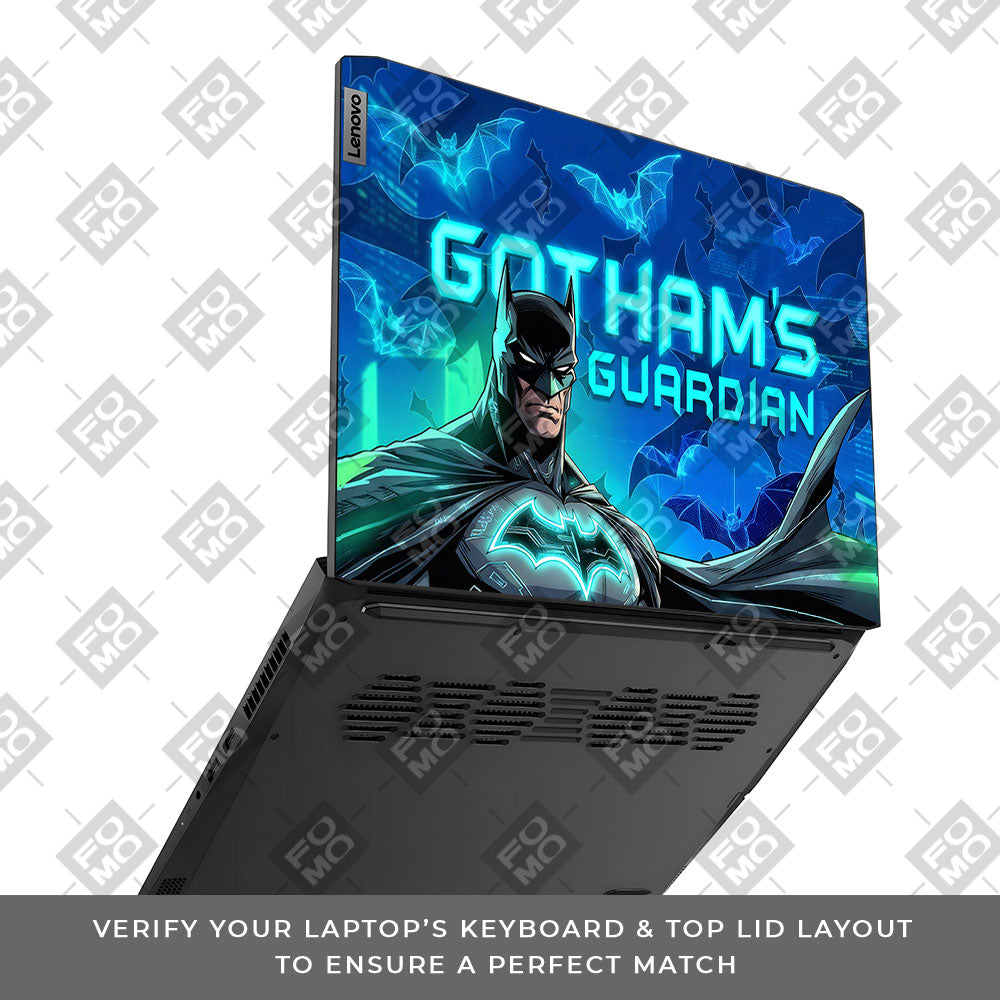 Gotham's Guardian Batman Lenovo IdeaPad Gaming 3 15ACH6 and 15IHU6 3D Laptop Skin