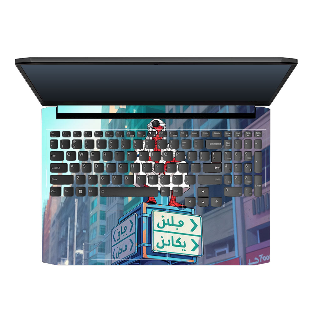 Arabian Spider Man Lenovo IdeaPad Gaming 3 15ACH6 and 15IHU6 3D Laptop Skin