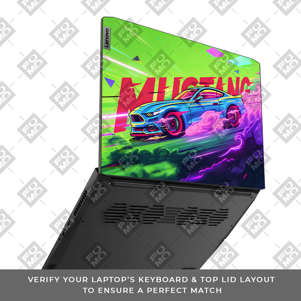 Ford Mustang Legacy Lenovo IdeaPad Gaming 3 15ACH6 and 15IHU6 3D Laptop Skin