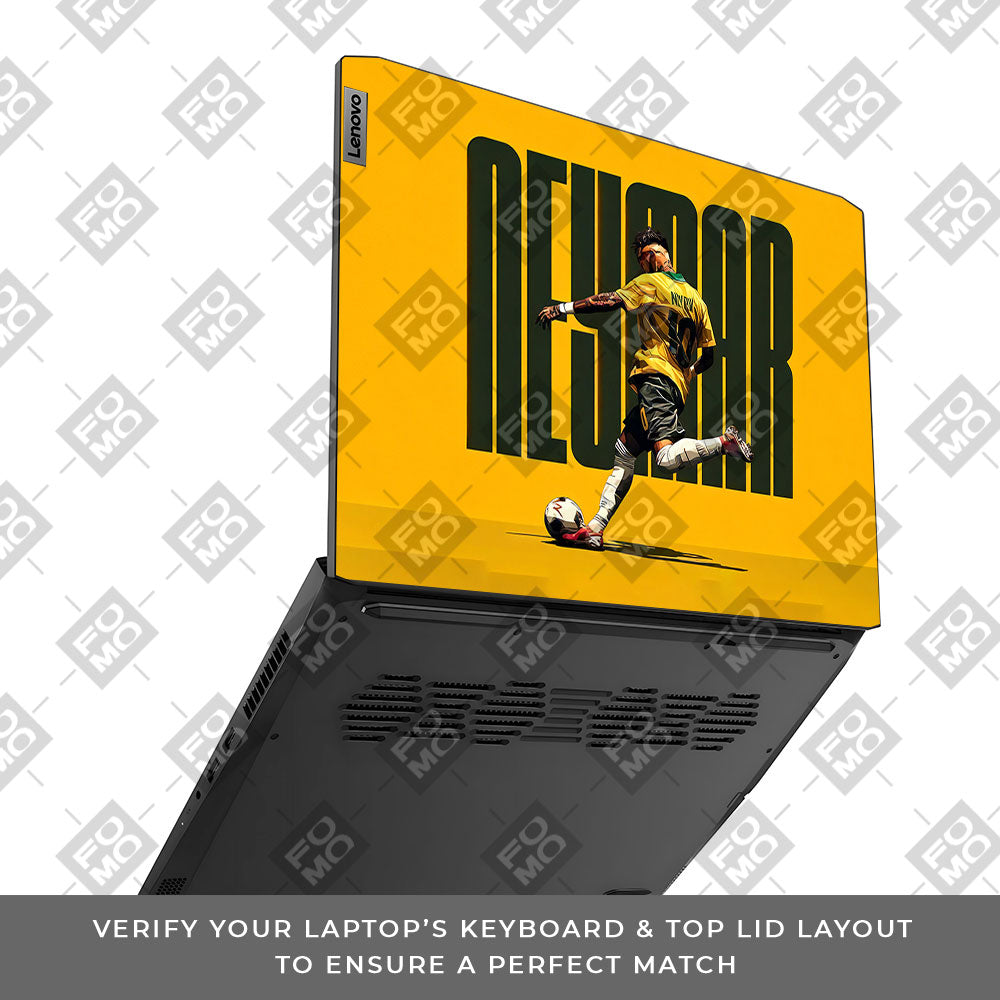 Neymar Brazil Drip Lenovo IdeaPad Gaming 3 15ACH6 and 15IHU6 3D Laptop Skin