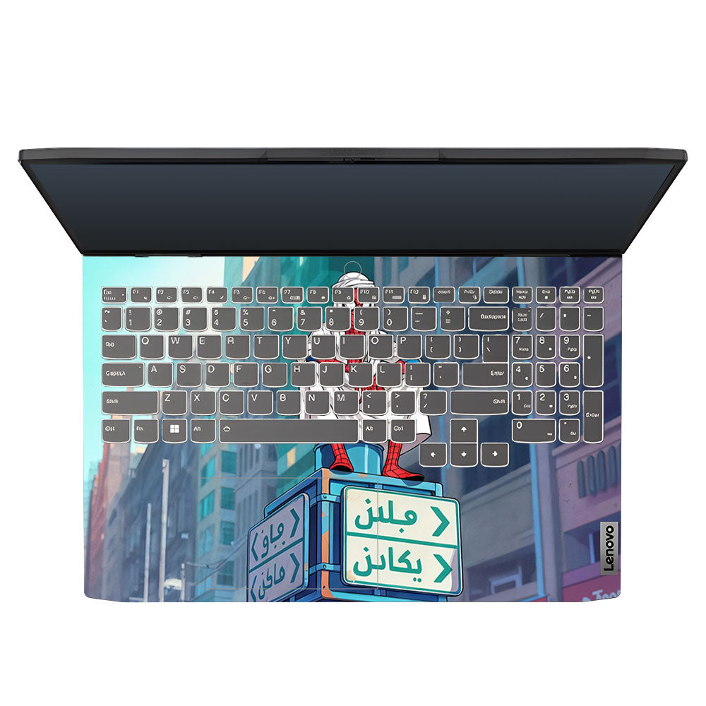 Arabian Spider Man Lenovo IdeaPad Gaming 3 15ARH7 and 15IAH7 3D Laptop Skin