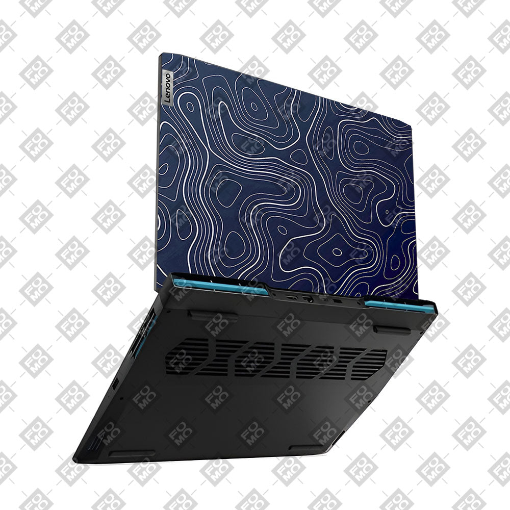 Fluid Lines Design Lenovo IdeaPad Gaming 3 15ARH7 and 15IAH7 3D Laptop Skin