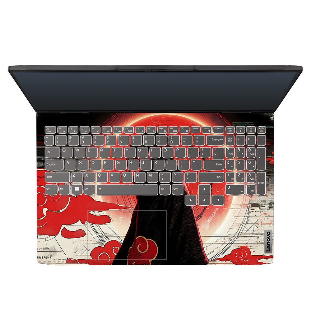 Itachi Uchiha Mark of the Akatsuki Lenovo IdeaPad Gaming 3 15ARH7 and 15IAH7 3D Laptop Skin
