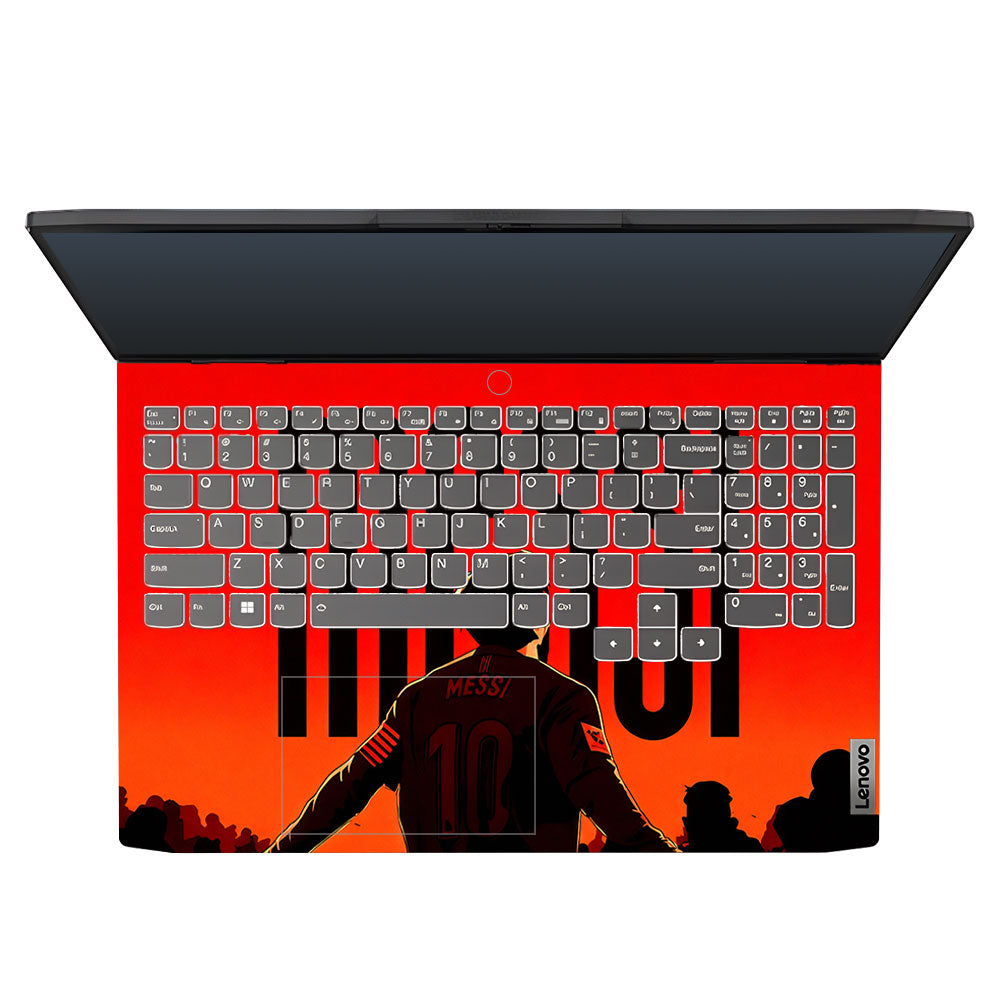 Messi Red Aura Lenovo IdeaPad Gaming 3 15ARH7 and 15IAH7 3D Laptop Skin