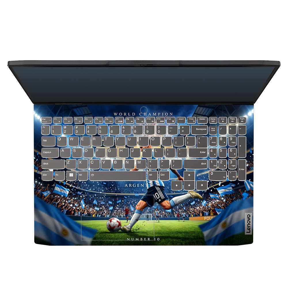 Messi World Champ Energy Lenovo IdeaPad Gaming 3 15ARH7 and 15IAH7 3D Laptop Skin