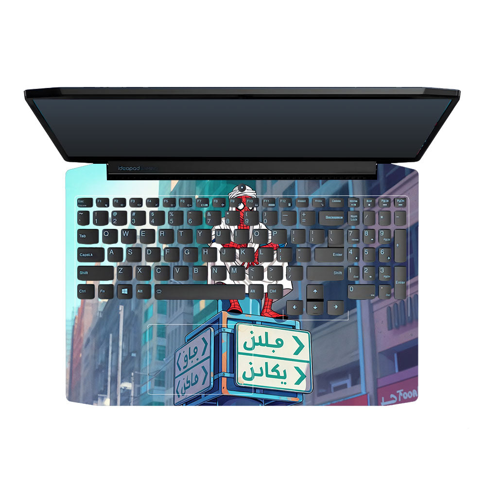 Arabian Spider Man Lenovo Ideapad Gaming 3 15ARH05 and 15IMH05 3D Laptop Skin