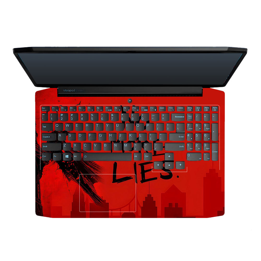 Batman No More Lies Lenovo Ideapad Gaming 3 15ARH05 and 15IMH05 3D Laptop Skin