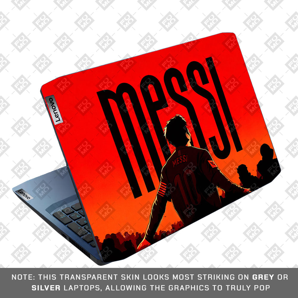 Messi Red Aura Lenovo Ideapad Gaming 3 15ARH05 and 15IMH05 3D Laptop Skin