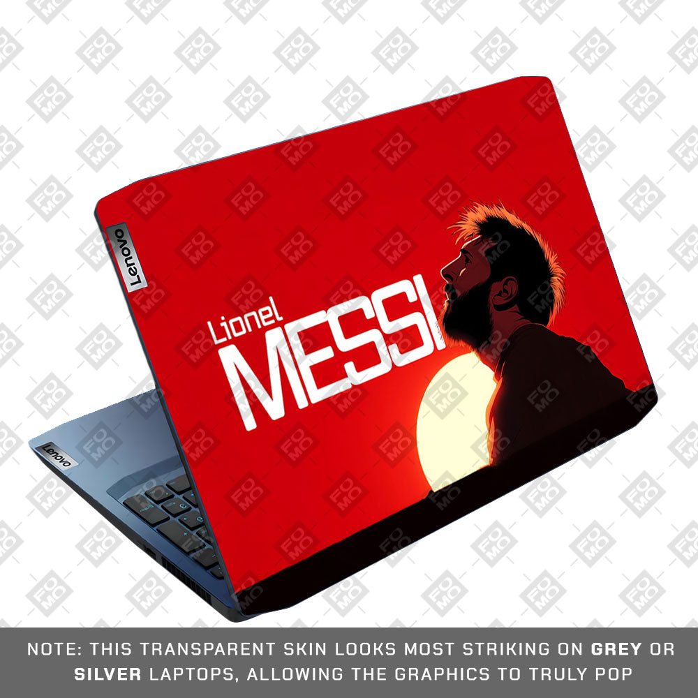 Messi Sunset Icon Lenovo Ideapad Gaming 3 15ARH05 and 15IMH05 3D Laptop Skin