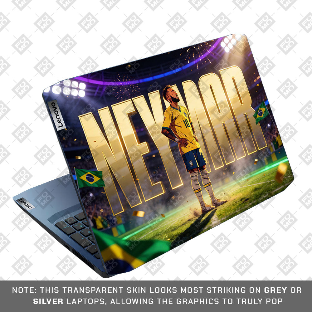Neymar Golden Aura Lenovo Ideapad Gaming 3 15ARH05 and 15IMH05 3D Laptop Skin