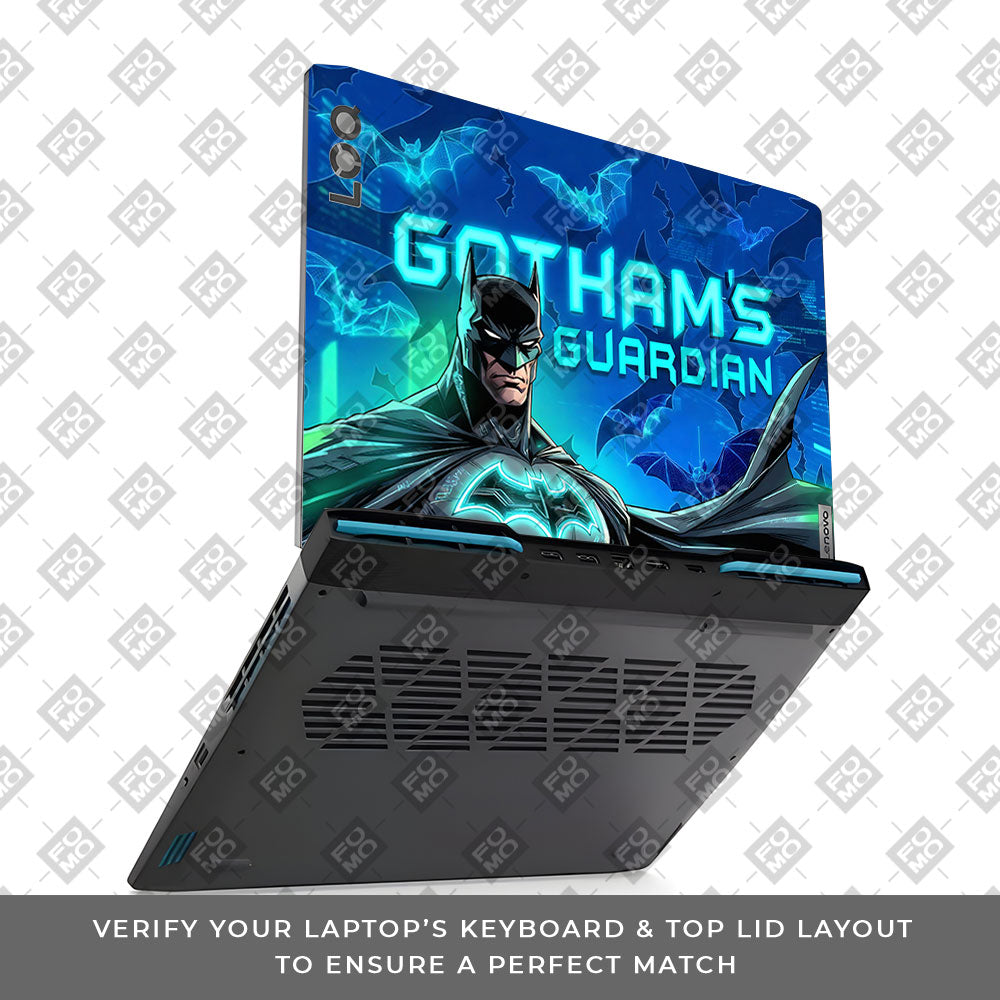 Gotham's Guardian Batman Lenovo LOQ 2023 15IRH8, 15APH8 3D Laptop Skin