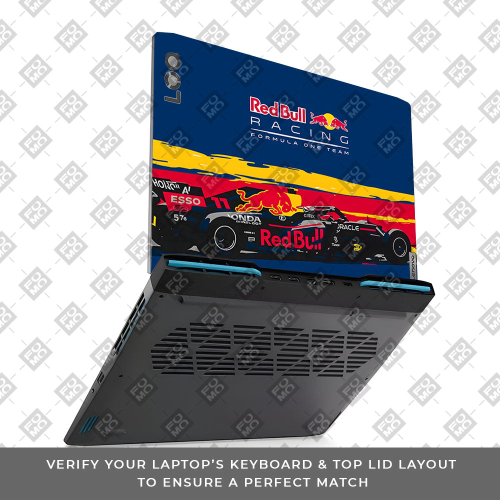Red Bull Racing Formula One Team Lenovo LOQ 2023 15IRH8, 15APH8 3D Laptop Skin