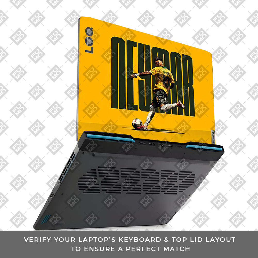 Neymar Brazil Drip Lenovo LOQ 2023 15IRH8, 15APH8 3D Laptop Skin