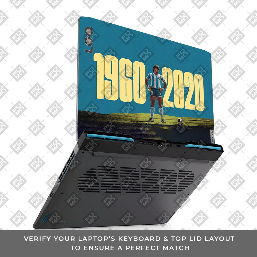 GOAT Era 1960 - 2020 Lenovo LOQ 2023 15IRH8, 15APH8 3D Laptop Skin
