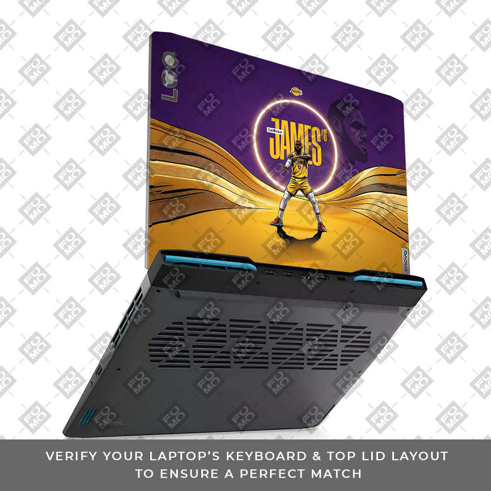 LeBron Legacy Lenovo LOQ 2023 15IRH8, 15APH8 3D Laptop Skin