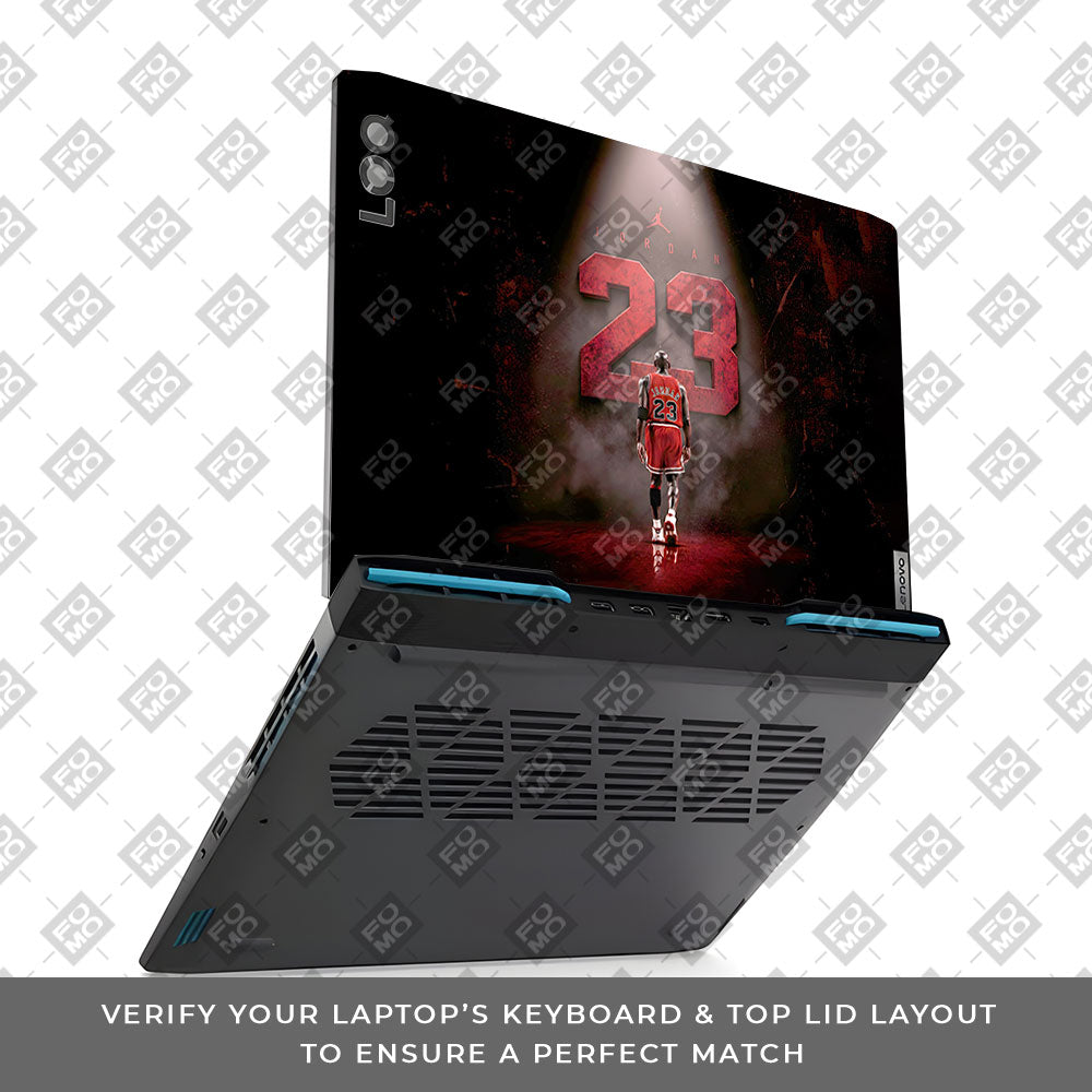 Jordan 23 Lenovo LOQ 2023 15IRH8, 15APH8 3D Laptop Skin