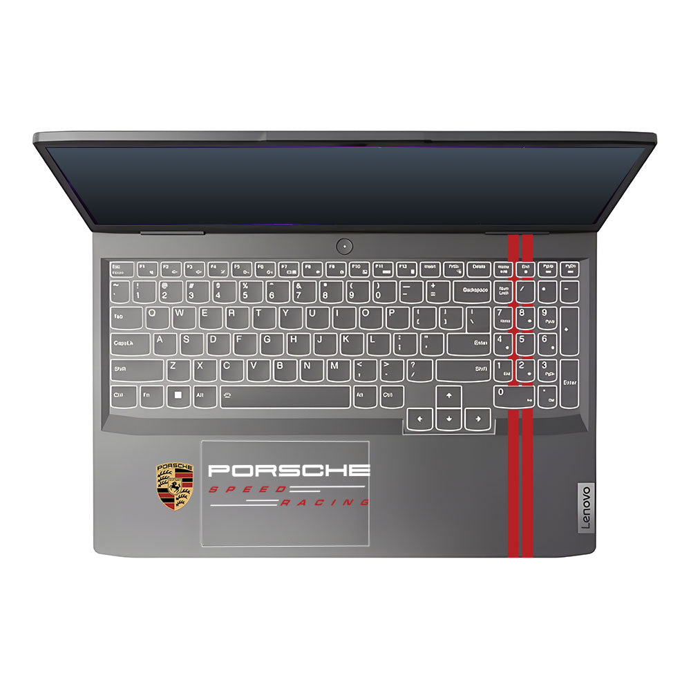 Transparent Porsche Motorsport Graphic Lenovo LOQ 2023 15IRH8, 15APH8 Laptop Skin