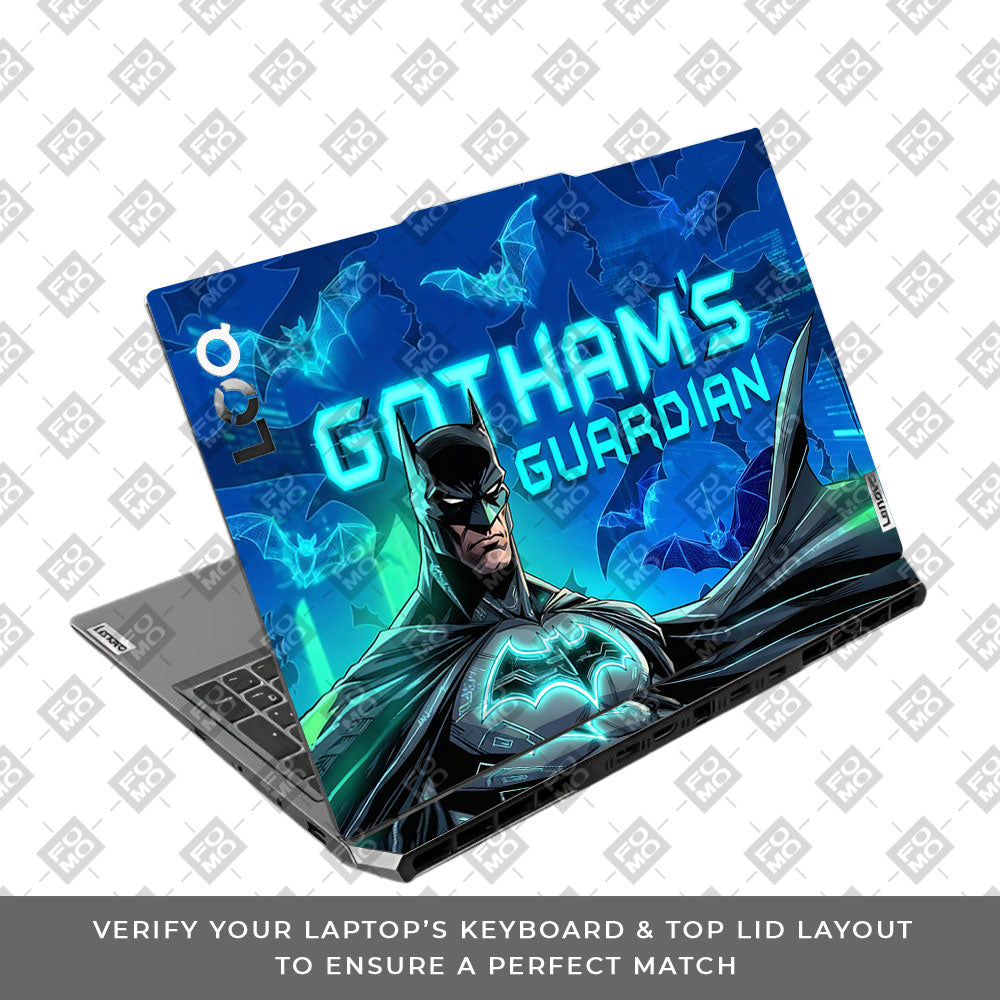 Gotham's Guardian Batman Lenovo LOQ 2024, 2025 3D Laptop Skin