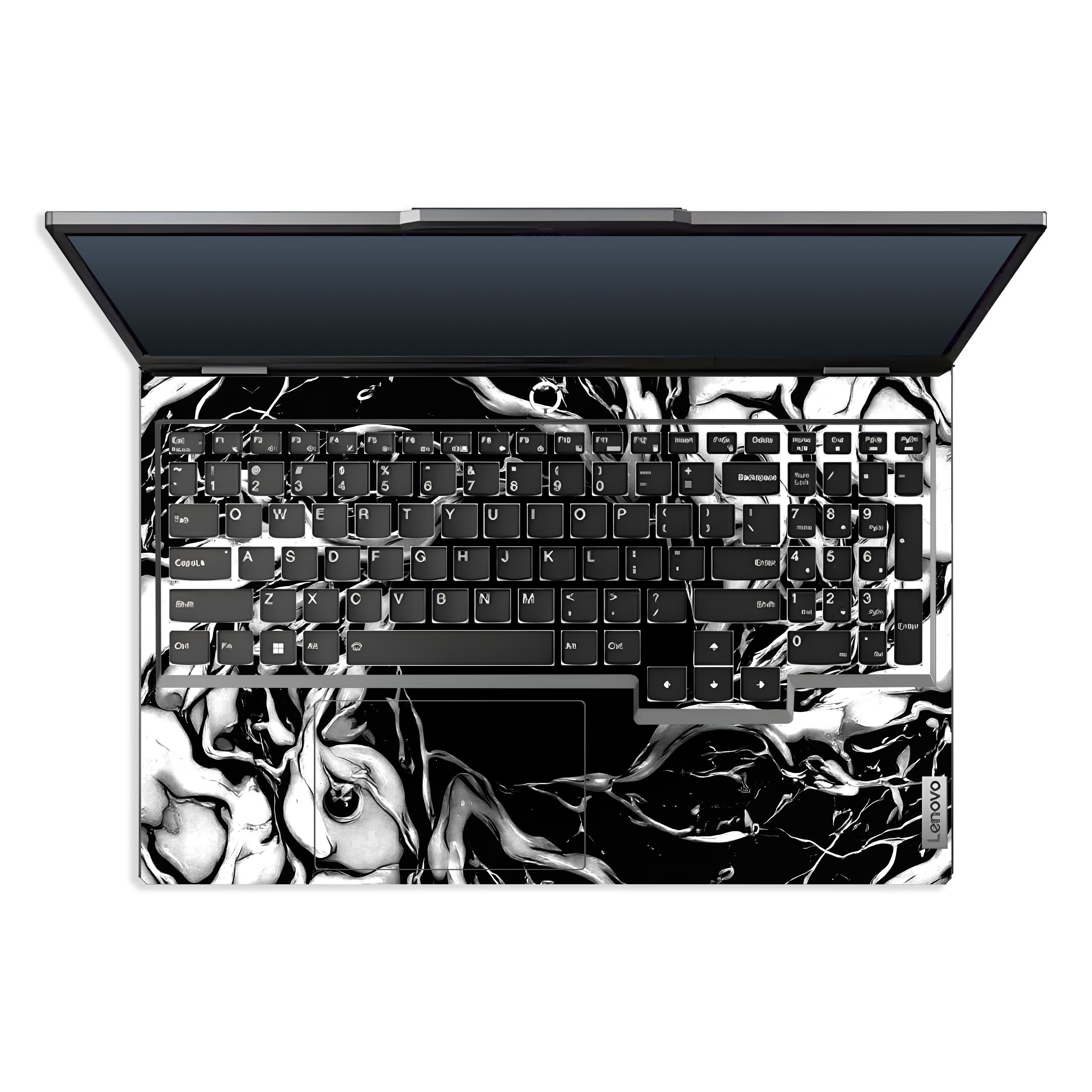 Spiderman Web Black Lenovo LOQ 2024, 2025 3D Laptop Skin