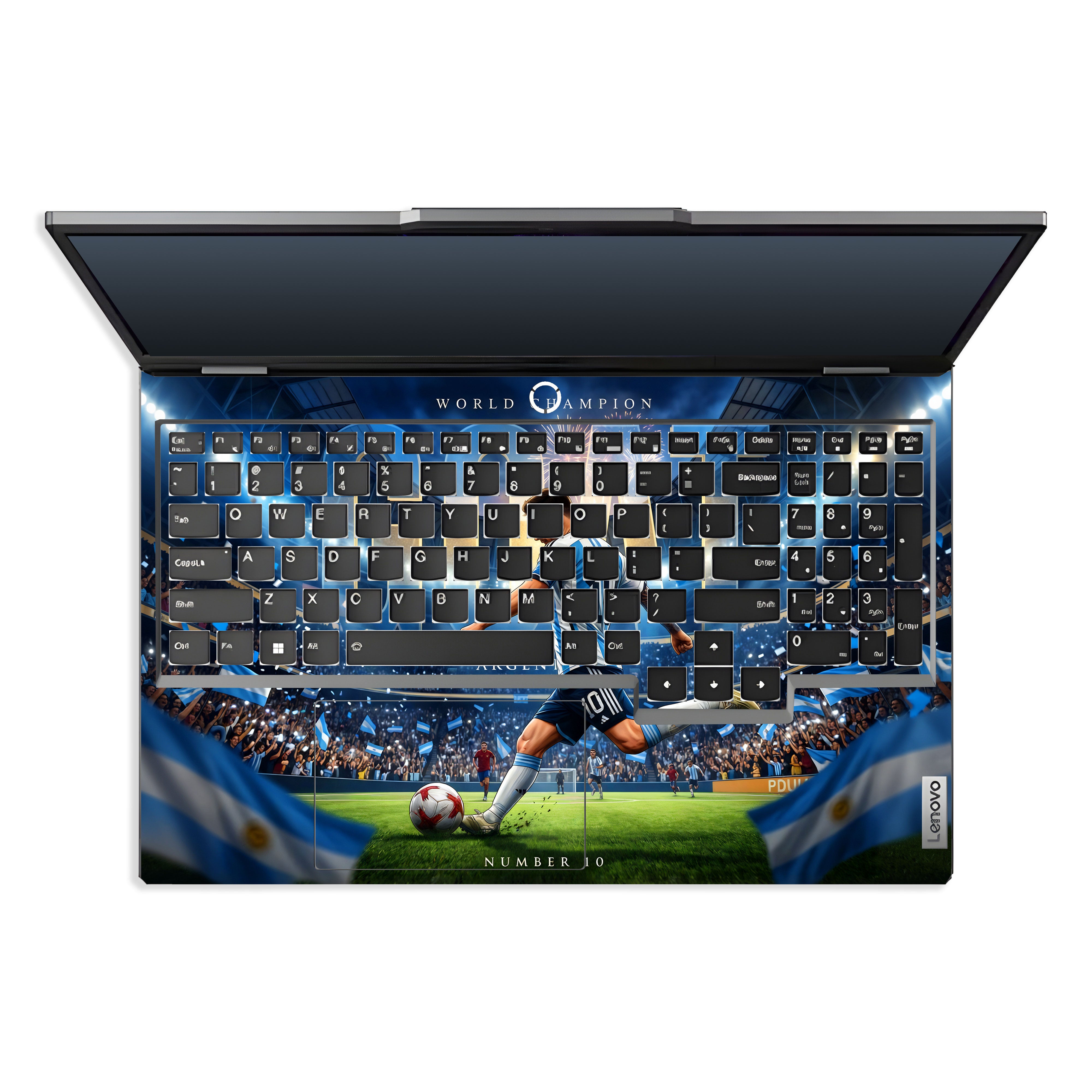 Messi World Champ Energy Lenovo LOQ 2024, 2025 3D Laptop Skin