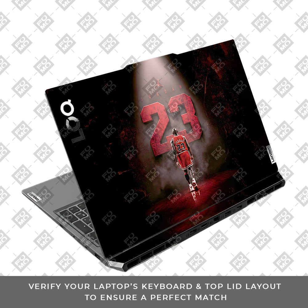 Jordan 23 Lenovo LOQ 2024, 2025 3D Laptop Skin
