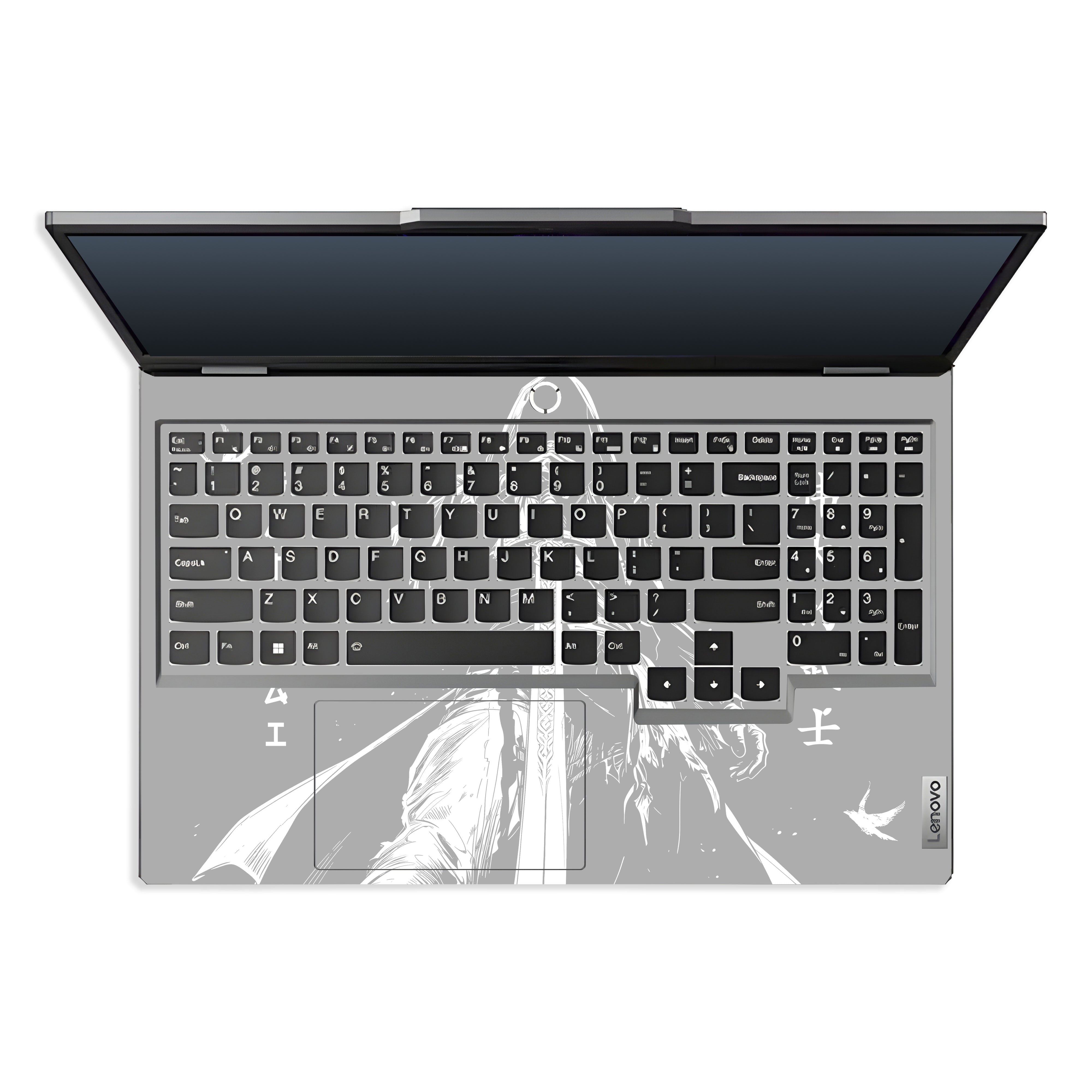 Transparent Ghost Samurai Lenovo LOQ 2024, 2025 Laptop Skin