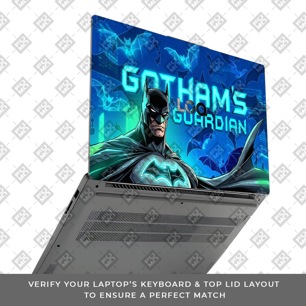 Gotham's Guardian Batman Lenovo LOQ Essential 15IAX9E 3D Laptop Skin