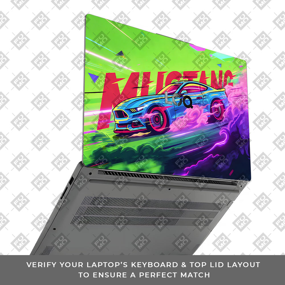 Ford Mustang Legacy Lenovo LOQ Essential 15IAX9E 3D Laptop Skin