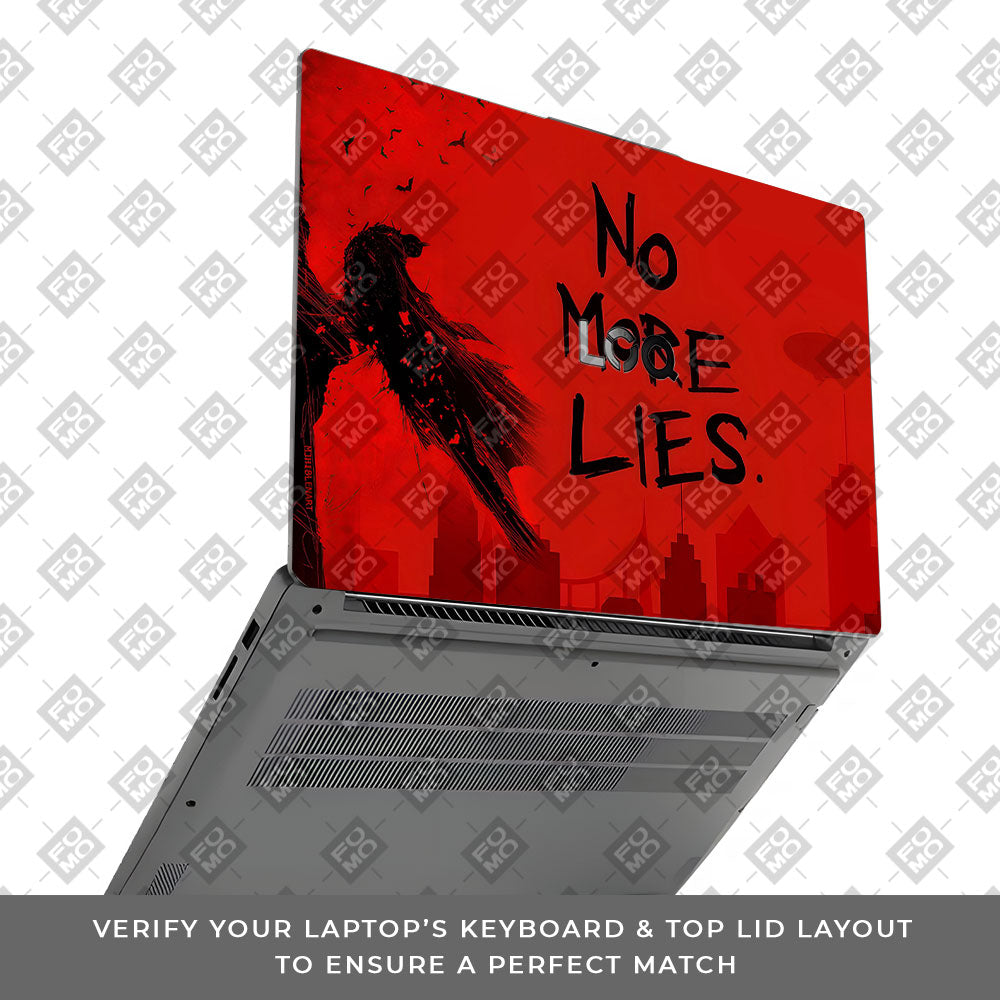 Batman No More Lies Lenovo LOQ Essential 15IAX9E 3D Laptop Skin