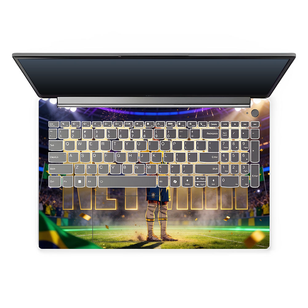 Neymar Golden Aura Lenovo LOQ Essential 15IAX9E 3D Laptop Skin