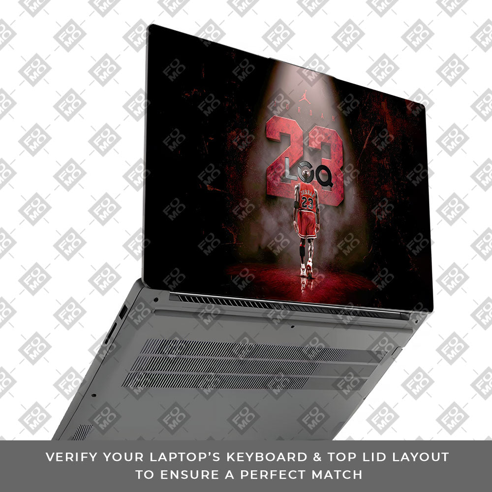 Jordan 23 Lenovo LOQ Essential 15IAX9E 3D Laptop Skin