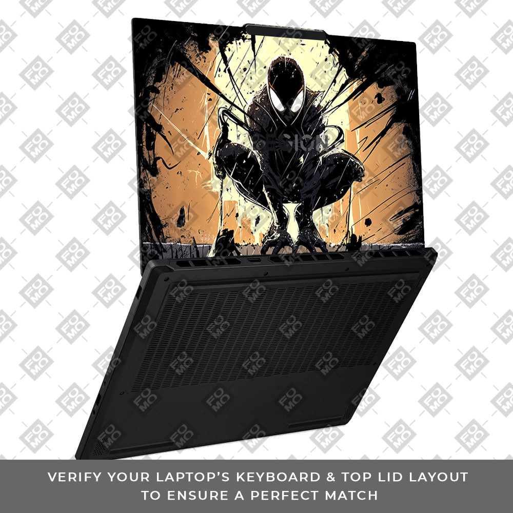 Shadow Spiderman Lenovo Legion 5 15AHP10 3D Laptop Skin