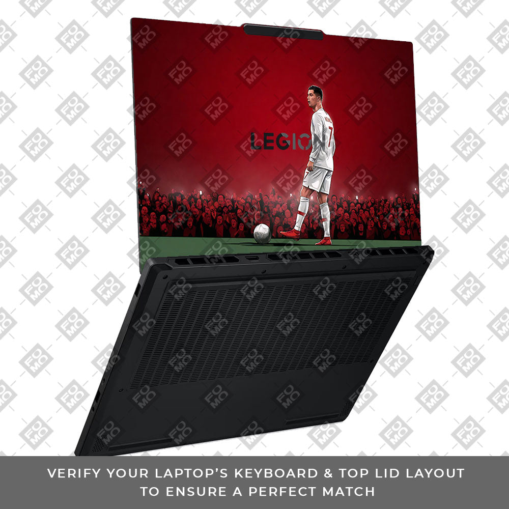 Ronaldo Cold Mode Lenovo Legion 5 15AHP10 3D Laptop Skin