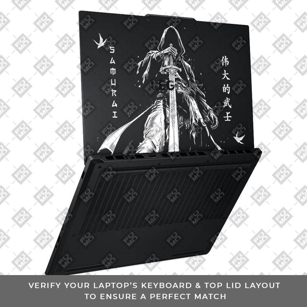 Transparent Ghost Samurai Lenovo Legion 5 15AHP10 Laptop Skin