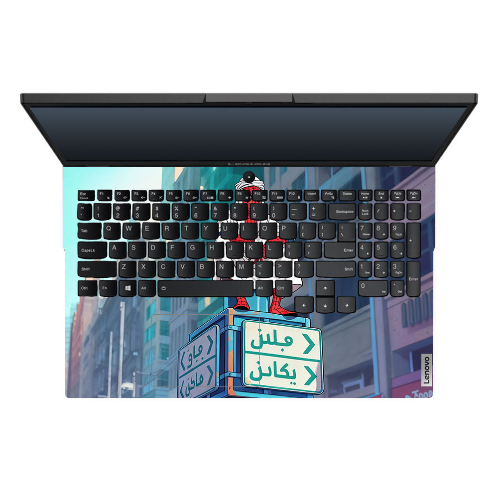 Arabian Spider Man Lenovo Legion 5 15ARH05 3D Laptop Skin