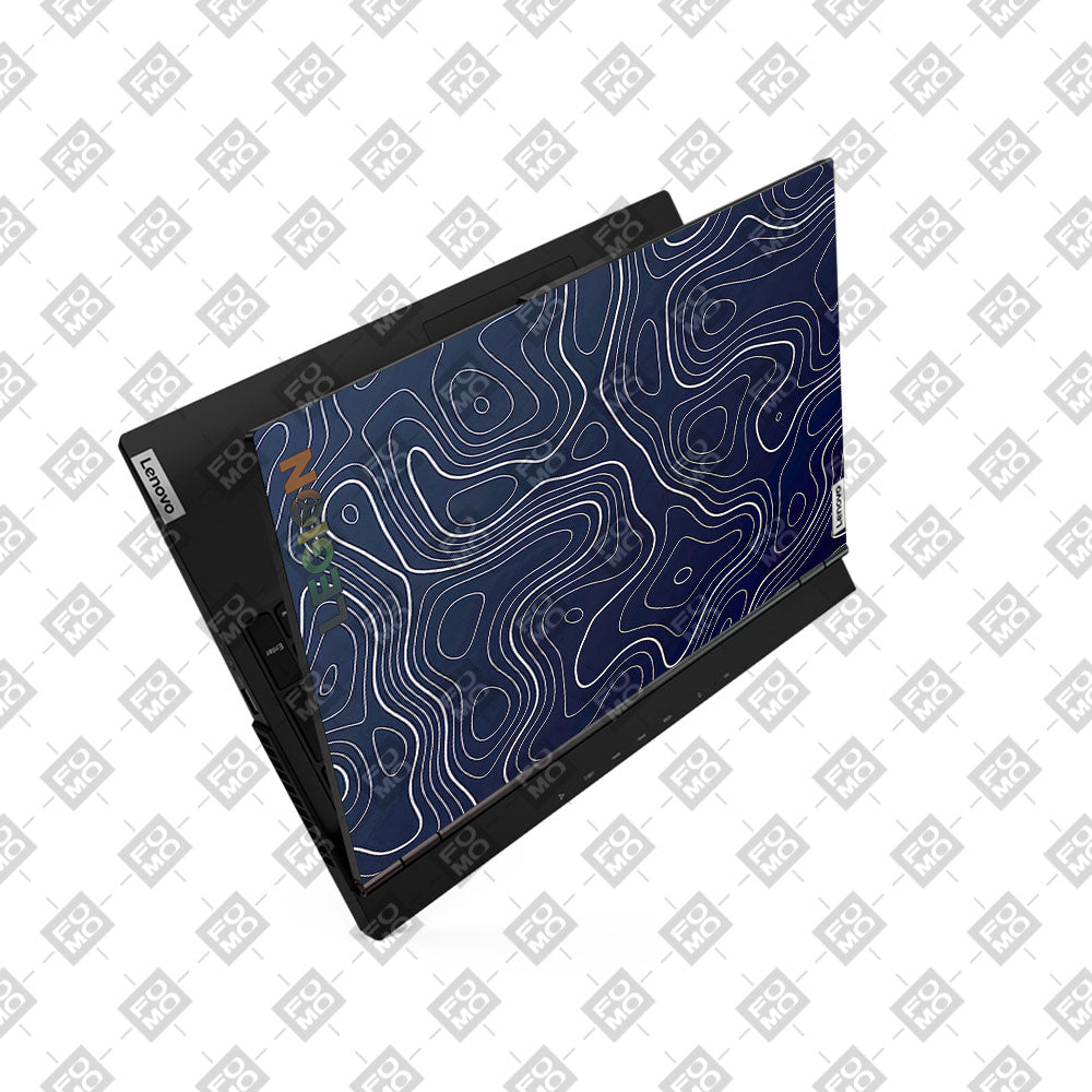 Fluid Lines Design Lenovo Legion 5 15ARH05 3D Laptop Skin