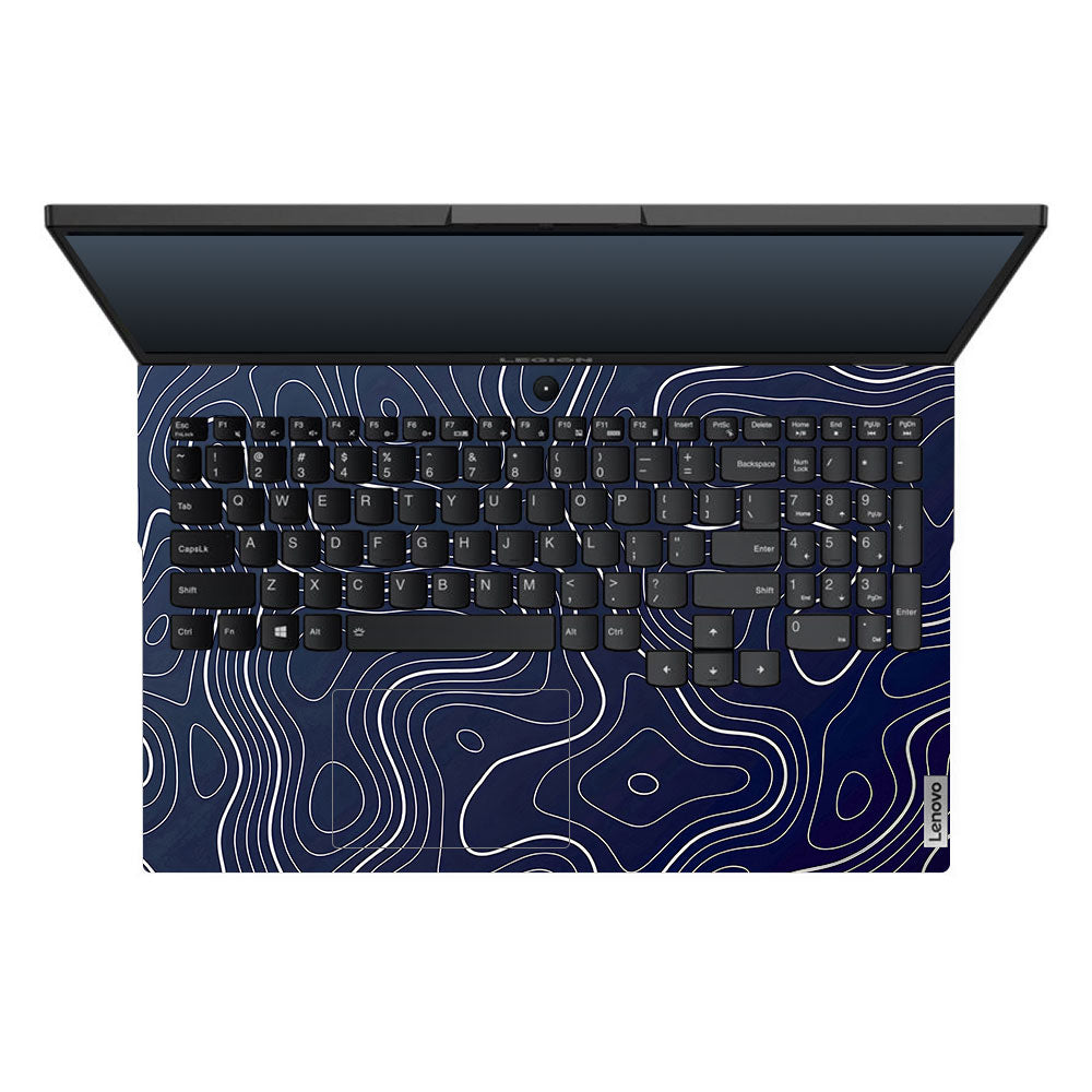 Fluid Lines Design Lenovo Legion 5 15ARH05 3D Laptop Skin