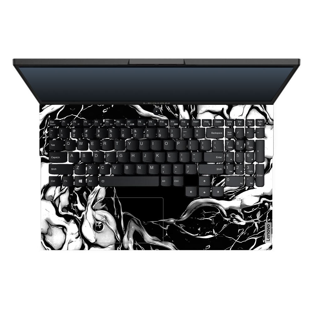 Spiderman Web Black Lenovo Legion 5 15ARH05 3D Laptop Skin