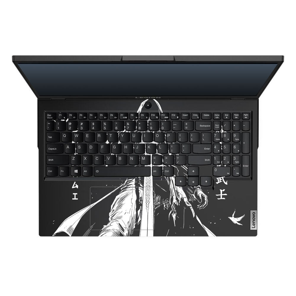 Transparent Ghost Samurai Lenovo Legion 5 15ARH05 Laptop Skin