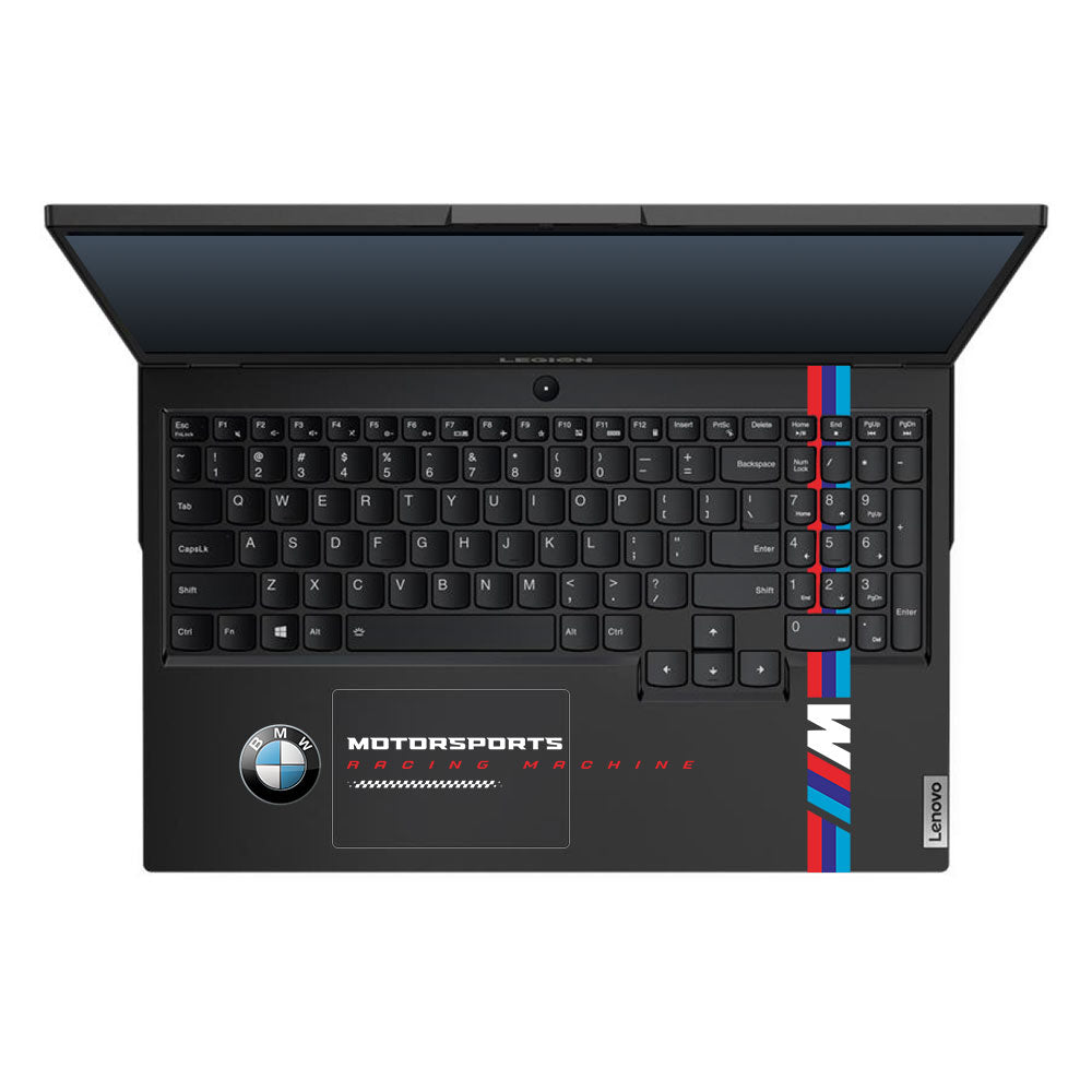 Transparent BMW Racing Graphic Lenovo Legion 5 15ARH05 Laptop Skin