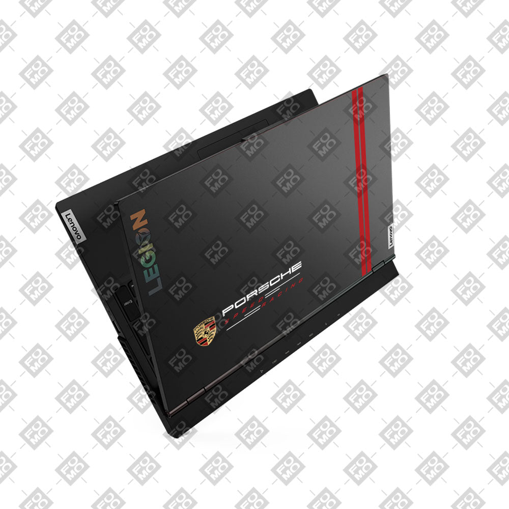 Transparent Porsche Motorsport Graphic Lenovo Legion 5 15ARH05 Laptop Skin